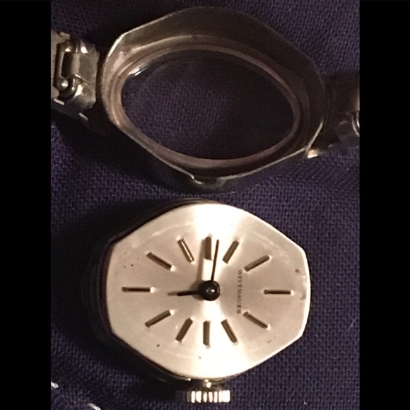 Vintage Wittnauer Watch 4 Diamonds & 10KT RGP Band - Picture 6 of 16